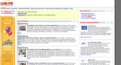 Desktop Screenshot of live-pr.com